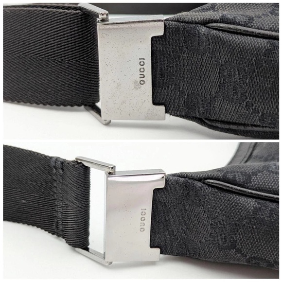 Gucci Dark Gray Monogram Shoulder Bag - Picture 8 of 16